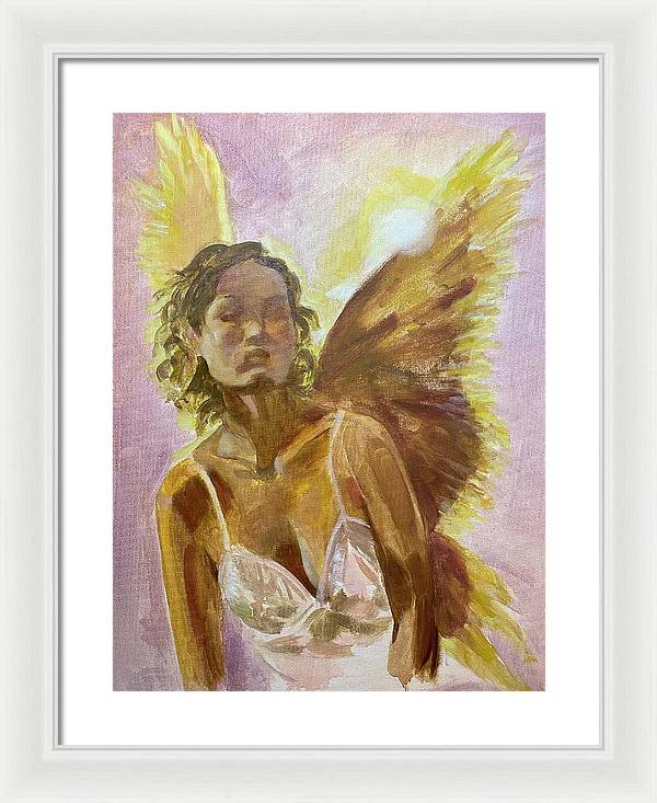 Pink Angel - Framed Print